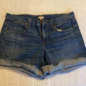 JCREW denim shorts size 31